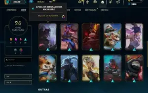 Platina 2 com 65 Champs e 26 Skins + 6 Espolios