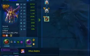 Conta no Servidor La Omegamon 3 Sss+