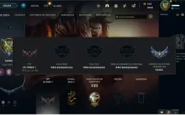 Conta De Lol Sem Elo ,Muitas Skins Raras