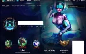 League of Legends Conta - 50 Heros + 26 Skins