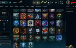 Conta LOL LVL 47 | 135 Campeões | 86 Skins | UNRANKED | 2013