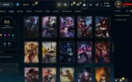 Conta LOL LVL 47 | 135 Campeões | 86 Skins | UNRANKED | 2013