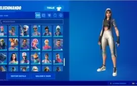 Conta fortnite, passe de batalha desde a season 4, skins...