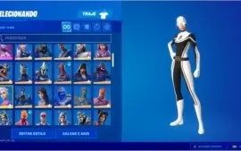 Conta fortnite, passe de batalha desde a season 4, skins...