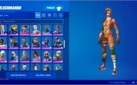 Conta fortnite, passe de batalha desde a season 4, skins...