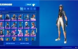 Conta fortnite, passe de batalha desde a season 4, skins...