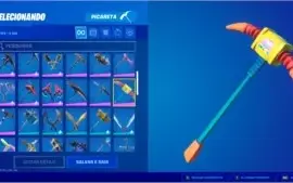 Conta fortnite, passe de batalha desde a season 4, skins...