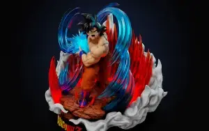 Goku Kaio-ken - Saga Saiyan  DBZ 3D STL