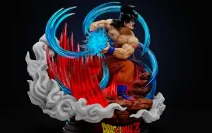 Goku Kaio-ken - Saga Saiyan  DBZ 3D STL
