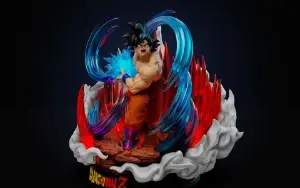 Goku Kaio-ken - Saga Saiyan  DBZ 3D STL