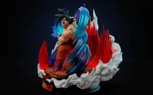 Goku Kaio-ken - Saga Saiyan  DBZ 3D STL
