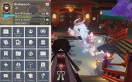 AR 50 Hutao C1 + Homa; Yelan + Simulacra; Keqing + 2 arma T5