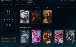 VENDO CONTA OURO 3 VARIAS SKINS /