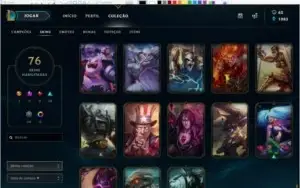 VENDO CONTA OURO 3 VARIAS SKINS /