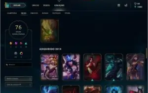 VENDO CONTA OURO 3 VARIAS SKINS /