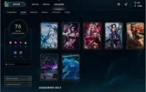 VENDO CONTA OURO 3 VARIAS SKINS /