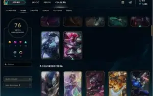 VENDO CONTA OURO 3 VARIAS SKINS /