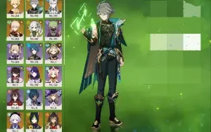 Conta genshin com melhores personagens e com muita exploraçã
