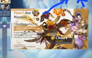 Conta genshin com melhores personagens e com muita exploraçã
