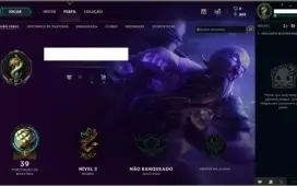 Conta UNRANKED LVL 27 + 27 Champs + 2 Skins