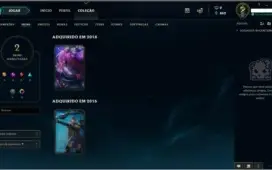 Conta UNRANKED LVL 27 + 27 Champs + 2 Skins