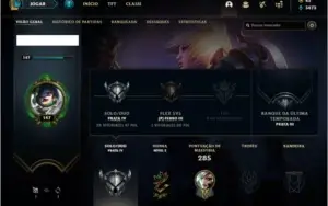 Conta prata 4 MAIN TOP com 56 skins e 76 champs