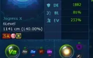 NADMO/GDMO account AOA end game(rank SSS+) perfect size 140%
