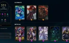 CONTA PLAT 2 / VARIAS SKINS LOL E TFT