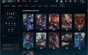 Conta de League of Legends - Quase todas as skins!