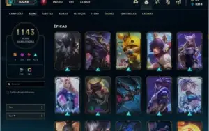 Conta de League of Legends - Quase todas as skins!
