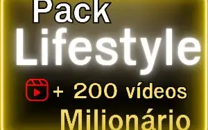 Pack com Mais de 200 Vídeos de Lifestyle Milionário