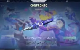 Conta de Valorant (5 facas, 2 skins de Vandal...)