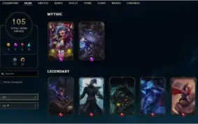 CONTA MESTRE LOL  SKIN VITORIOSA 2013-2020