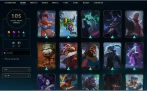 CONTA MESTRE LOL  SKIN VITORIOSA 2013-2020
