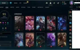 Conta League of Legends 2 Skins Gemas