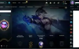 Conta League of Legends 2 Skins Gemas