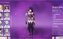 Contq Genshin Impact muitos 5* + 140 tiros