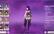 Contq Genshin Impact muitos 5* + 140 tiros