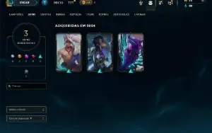 Ouro 2 com 25 Champs e 3 Skins ( SEM EMAIL CONFIRMADO )