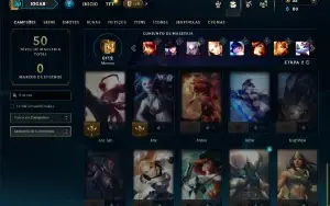 Ouro 2 com 25 Champs e 3 Skins ( SEM EMAIL CONFIRMADO )