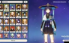 Conta END GAME, varios personagens + bis. HuTao c1 MONSTRA