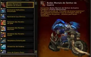 Conta WOW com mounts raras!!!