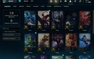 Conta bronze 3 com 21 Champs e 3 Skins