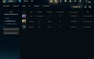 Conta bronze 3 com 21 Champs e 3 Skins