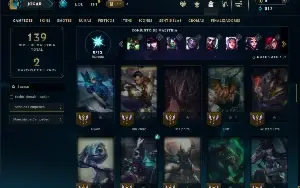 Unranked com 70 Champs e 24 Skins