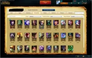 Conta League of Legends platina 5