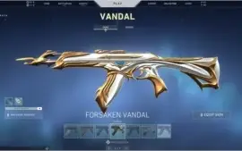 Conta Valorant Diamante 1 com várias skins