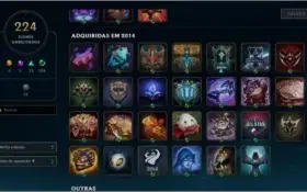 Conta PLAT II com 318 skins