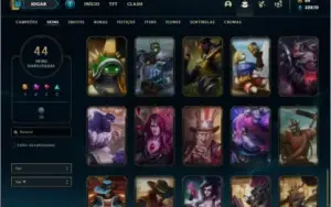 Conta unranked com Rammus Rei e Kayle Juiza