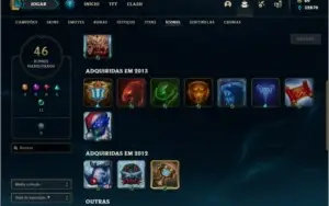 Conta unranked com Rammus Rei e Kayle Juiza
